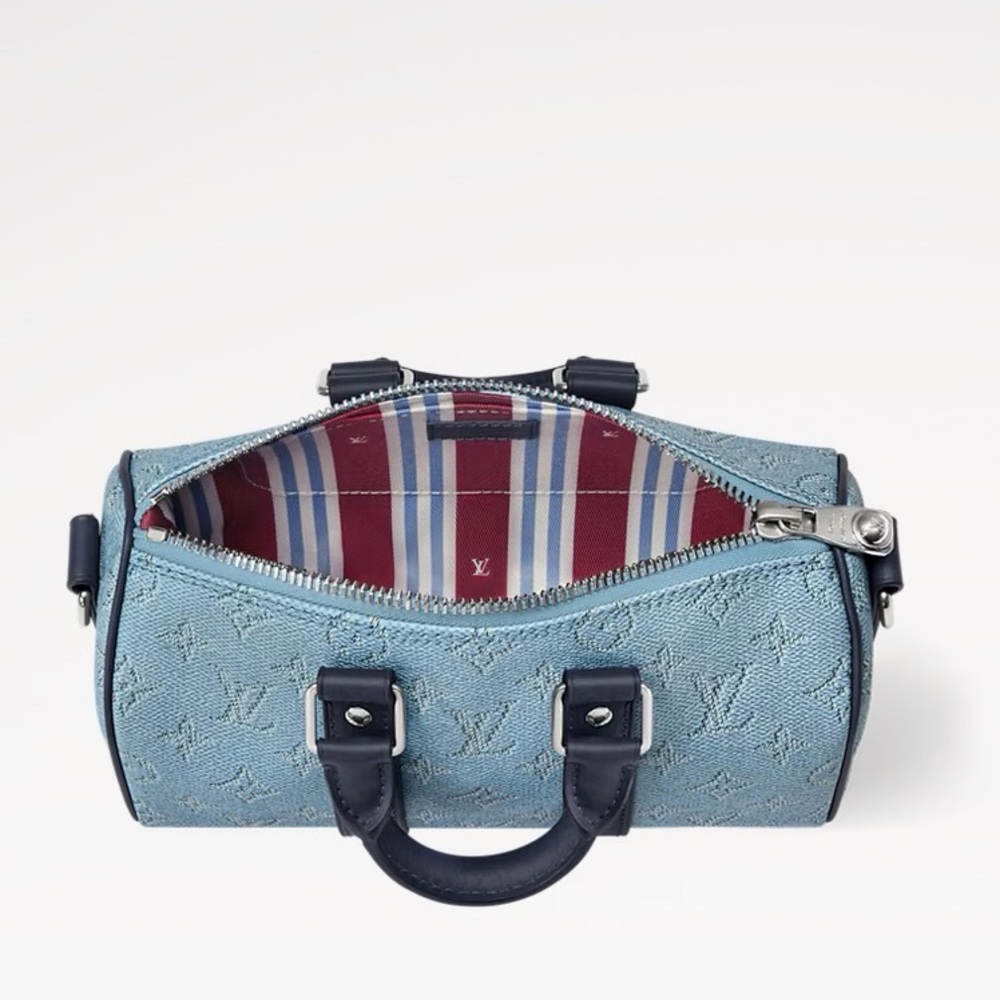 Louis Vuitton Keepall Bandouliere 25 “In the Blue” bag new with receiptM14681 - Picture 4 of 6